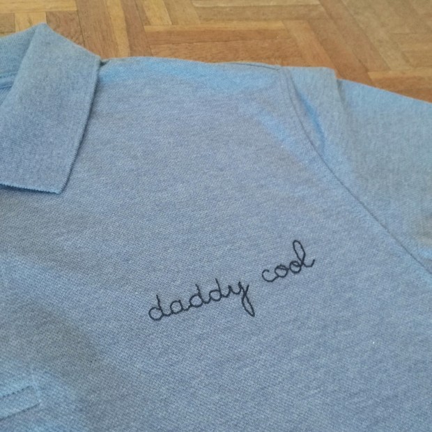 broderie polo homme daddy cool